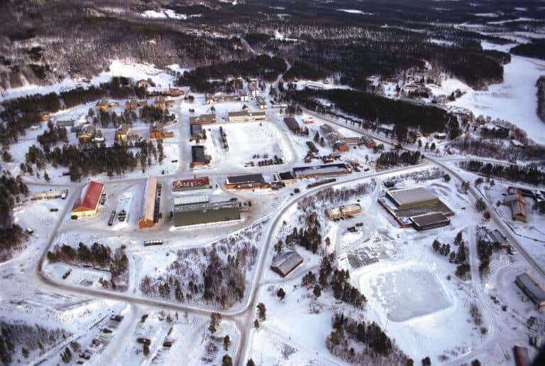 Luftfoto av Skjold garnison. Foto: Forsvaret/Bjørn Harry Schønhaug
